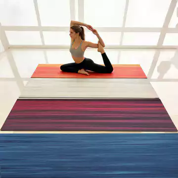 Thảm tập yoga cầu vồng Thảm tập yoga chống mài mòn Thảm tập thể dục Thảm trải sàn cường độ cao Thảm chống trượt bền Thảm tập yoga có thể sửa