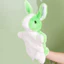 Con rối tay thỏ an toàn sang trọng cho bé bằng sợi Polyester cho thời gian chơi thoải mái và