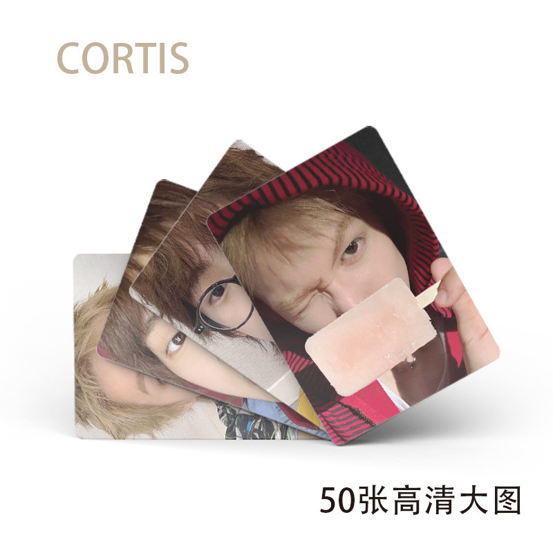 LINXX 50 CÁI CORTIS Selfie Lomo Cards Phong cách Kpop Boy Band Fan Collection Holographic Photocards Hàng hóa Quà tặng ngày lễ cho người hâm mộ