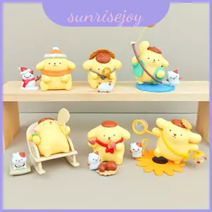 Hộp mù Pudding cho chó Pvc Bộ sưu tập các nhân vật để trang trí bàn làm việc và