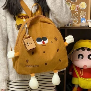 Mùa Thu Đông Dễ Thương Bánh Quy Bánh Quy Nhỏ Học Cho Bé Gái Xấu Xí Ren Định Hốc Hoạt Hình Ba Lô