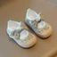 Giày vải thông thường đế mềm cho bé gái mùa xuân thu, giày trẻ em mẫu giáo Velcro thoáng khí