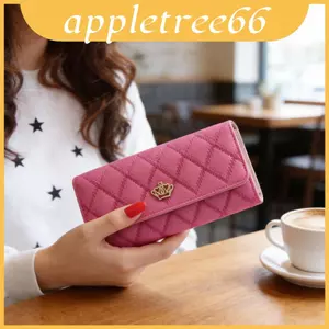 Ví vương miện nữ dài sành điệu có chất liệu chống mài mòn và lưu trữ chức năng để mặc thường ngày