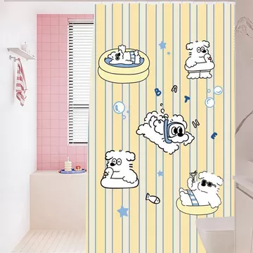 Hoạt Hình Tắm Động Vật Tắm Rèm Tắm Lỗ Không Rèm Cửa Phòng Tắm Chặn Rèm Bồn Tắm Treo Rèm Phòng Tắm Phòng Tắm Tắm Sho