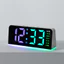 Đồng hồ nhỏ gọn điện tử có đèn và lịch Rgb cho chức năng đầu giường