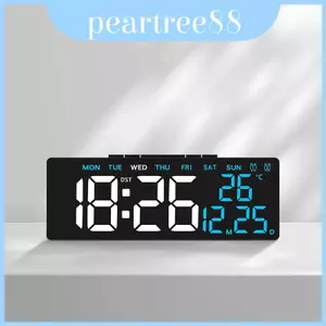 Đồng hồ báo thức Led hiện đại tối giản có màn hình hiển thị nhiệt độ và đầu ra Usb để sử dụng văn phòng tại nhà