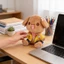 Búp bê sang trọng mềm mại Inugami Korone với sợi Polyester cho trẻ em và những người yêu thích đồ chơi sang trọng