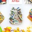 Nhãn dán từ tính bước mười tám đĩa Shandong Taishan