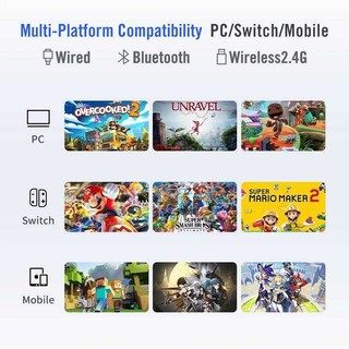Tay cầm chơi game không dây Flydigi Dune Fox cho PC/Switch/Mobile với cần điều khiển hiệu ứng Hall