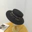 Mực Tranh Webbing Flat-top Mũ Rơm Cho Nữ Kỳ Nghỉ Mùa Hè Chống Nắng Mũ Đi Biển Mũ Retro