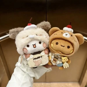 Một Hai Bubu Búp Bê Sang Trọng Móc Khóa Hoạt Hình Dễ Thương Cặp Đôi Mặt Dây Chuyền Búp Bê Đồ Chơi