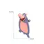 Dấu trang Hippopotamus Pvc đáng yêu với thiết kế 3d dành cho trẻ em và học đọc sách