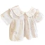 Bé Gái Nguyên Chất Cotton Áo Sơ Mi Mỏng Top Bé Gái Quần Áo Mùa Hè Cô Gái Mới Nhỏ Ngọt Ngào Họ