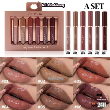 Son Tint Châu Âu Và Mỹ Son Tint 6 Miếng Son Tint Dưỡng Ẩm Lâu Dài Son Môi Nước Dưỡng Ẩm Son Tint Bộ