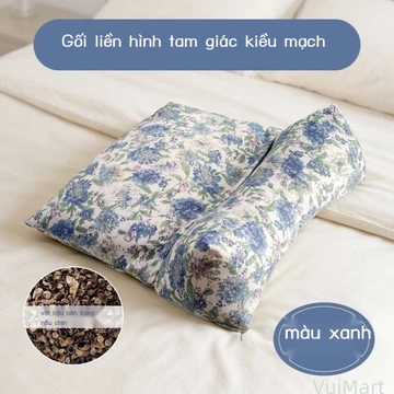 Gối kết hợp kiều mạch, chống đau đốt sống cổ và bảo vệ cổ, gối tam giác đặc biệt giúp ngủ ngon, ngư