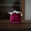 Phong Cách Trung Quốc Hai Lớp Vải Lanh Cotton Master Túi Bảo Quản Đơn Cốc Đất Sét Tím Wenwan Trang Sức Bộ Trà Di Động Túi Dây Rút Có Thể Được