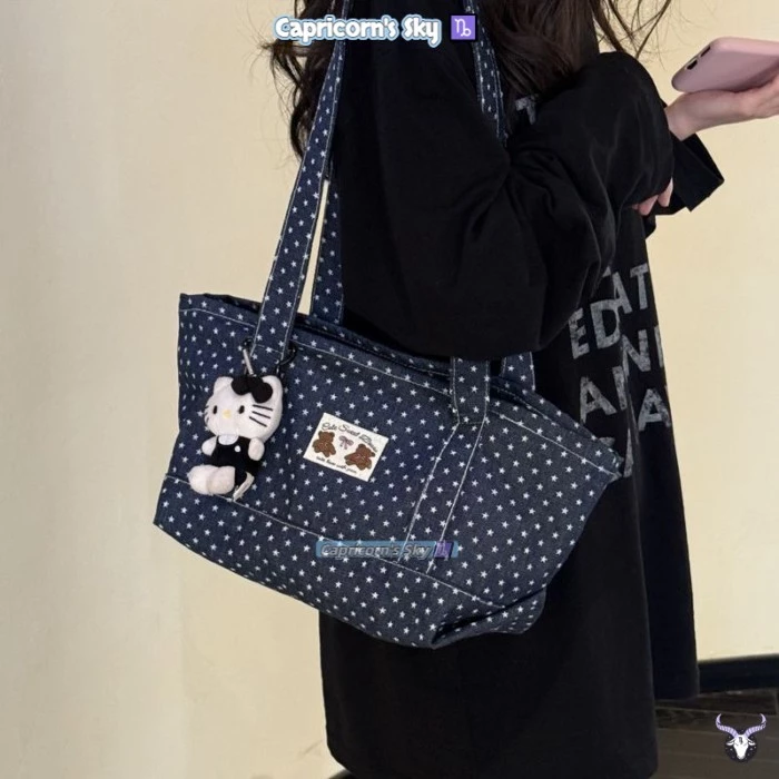 Túi Bốn Mùa Mới Túi Nữ Đẳng Cấp Túi Tote Hàn Quốc Một Vai Đi Lại Túi Tote Giày Lười Túi Túi Nữ