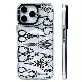 Ốp sạc từ tính không dây kéo Gothic đầy màn hình Tương thích cho IPhone 12 13 14 15 16 17 Pro Max Cover 16E 17AIR Silicon mềm trong suốt Vỏ chống sốc