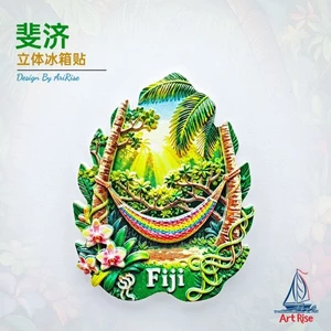 Nhãn dán từ tính Fiji Jungle Võng nắng