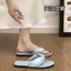 Dép xỏ ngón ren Pháp cho nữ mặc mùa hè, dép xỏ ngón tinh tế, ngọt ngào mang khí chất nước ngoài