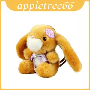 Đồ chơi sang trọng hình thỏ mềm dành cho trẻ em và túi phụ kiện Polyester có