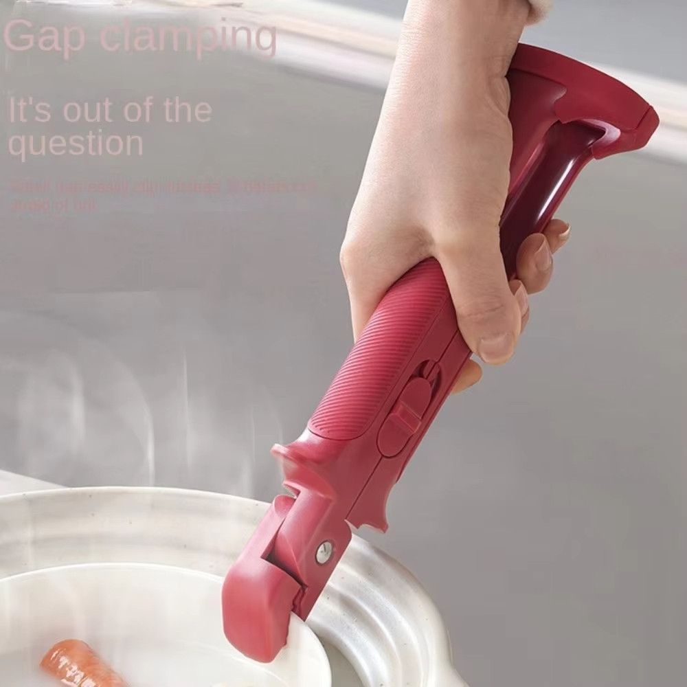 2 Chiếc Mới 2in1 Chống Bỏng Kẹp Đa Năng Chịu Nhiệt Đĩa Kẹp Nấu Ăn Nhíp Thực Phẩm Chống Trơn Trượt Chống Nóng Kẹp Cho Nhà Bếp