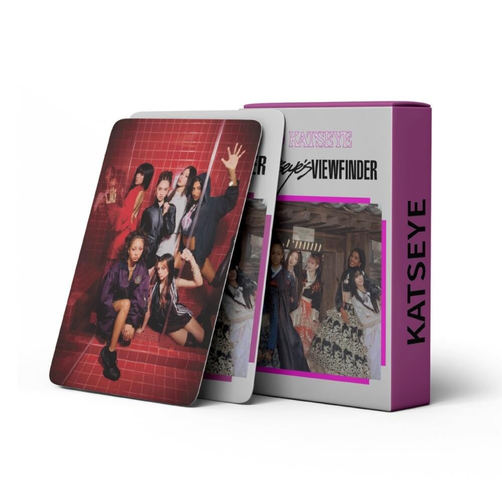 LINXX 55 Chiếc KATSEYE Sophia Megan Daniela Album Lomo Cards Nhóm Cô Gái Bộ Sưu Tập Quạt Photocards Hàng Hóa Quà Tặng Ngày Lễ