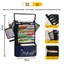 Bộ sắp xếp sách phẳng phong cách treo tường với 13 đến 19 lớp cho phòng học sinh