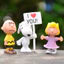 Nhân vật chó Snoopy Pvc Điêu khắc cho trẻ học tập Tương tác vui nhộn và