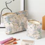 Túi đựng mỹ phẩm hợp thời trang dập nổi bằng vải Polyester để trang điểm hàng ngày và du lịch