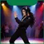Jackson Cosplay Michael Tóc Giả Đen Vừa Dài Xoăn Tóc Giả Cho Trang Phục