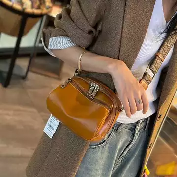 Women's Vintage Genuine Leather Handbag – Large