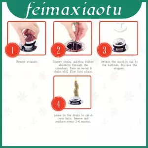 Đa Năng 2 Chiếc Chống Chặn Bồn Rửa Lông Dài Sạch Dây Xích Lý Tưởng Cho Bồn Tắm Và Ống Thoát Nước