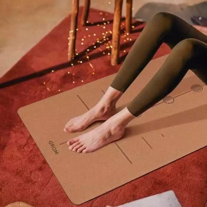 Thảm tập yoga Cork Thảm tập thể dục Hộ gia đình Thảm tập yoga cao su chống trượt thấm mồ hôi Thảm khiêu vũ thấm hút sốc Thảm thể thao – 3
