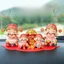 Tượng thần tài truyền thống bằng nhựa có đầu xoay để tổ chức lễ kỷ niệm và văn hóa