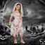 Bé Gái Trang Phục Halloween Có In Và Lưới Ren Cho Trẻ Em Trang Phục Hóa Trang Và
