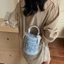 Túi xô niche cao cấp phong cách Pháp dành cho nữ, túi đeo chéo vai di động thời trang mới, xô tà