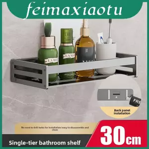 Kệ đơn giản kiểu tường cho phòng tắm có lớp có thể tháo rời và hỗ trợ hạng nặng cho nhà vệ sinh