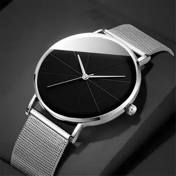 Đồng Hồ Nam Đồng Hồ Đồng Hồ Nam Thời Trang Đơn Giản Phù Hợp Với Dây Thép Đồng Hồ Đeo Tay Kinh Doanh Đồng Hồ Nam
