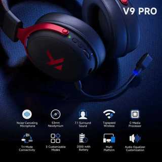 Tai nghe chơi game MCHOSE V9 Pro, tai nghe ba chế độ có mic