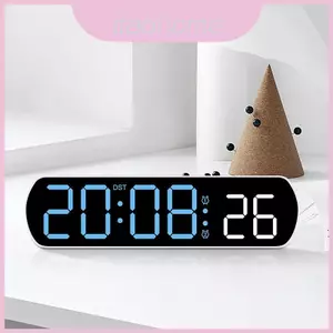 Đồng hồ để bàn điện tử thanh lịch Led có báo thức và trang trí Phòng ngủ phong cách Bắc Âu cho