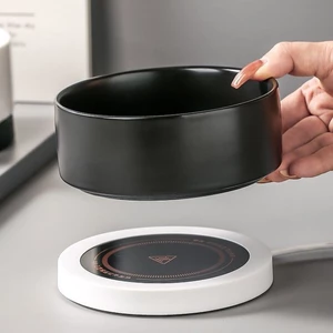 Làm nóng nhiệt độ không đổi Bát gốm cho mèo Bát thú cưng Bát cho chó đen Bát uống nước Bát cách nhiệt