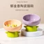 Gốm Mèo Bát Tulip Thú Cưng Bát Chó Bảo Vệ Cổ Chuyên Dụng Hoa Dễ Thương Cho Mèo Bát Thức Ăn Bát Thực Phẩm