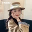 Nhỏ Phong Cách Thơm Len Flat Top Hat Dành Cho Nữ Phong Cách Thu Đông Retro Cao Cấp Jazz Mũ Hepburn Phong Cách Mặt Nhỏ
