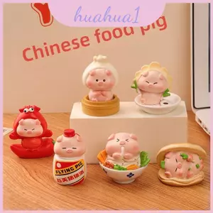 Tác phẩm điêu khắc nhựa lợn hoạt hình có kết thúc cao cấp cho lễ kỷ niệm đám cưới và quà tặng