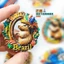 Nhãn dán từ tính Carpibara Brazil Đồ lưu niệm dễ thương