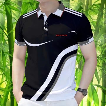 Áo Polo Nam Cho Nam Quần Áo Thể Thao Phong Cách Áo Sơ Mi Polo Quần Áo Áo Áo Sơ Mi Polo Dân Tộc Oversize Họa Tiết Retro Ngoài Trời Dạo Phố 45a