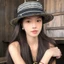 Pháp Retro Flat-top Mũ Rơm Dành Cho Nữ Xuân Hè Chống Nắng Mũ Đi Biển Kỳ Nghỉ Mũ Chống Nắng Mũ Rơm