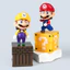 Mô hình nhựa Pvc Mario thu nhỏ có đế để trang trí nội thất chơi game và