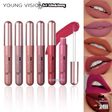 Dưỡng trắng mùa đông, Bộ son tint mờ, Bộ son tint 6 màu, Trang điểm son môi nhung